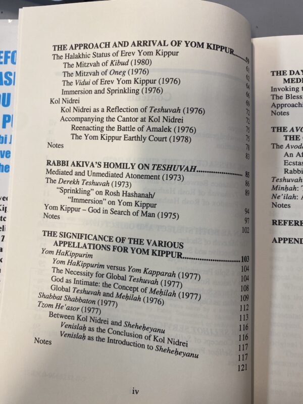 Before Hashem You Shall Be Purified : Rabbi Joseph B. Soloveitchik   ( The Rav) on the Days of Awe - Image 4
