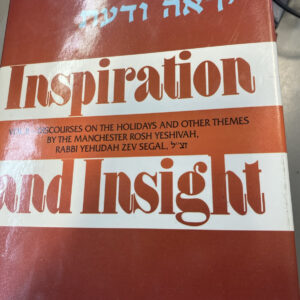 Inspiration And Insight Festivals-... Manchester RY Rabbi Segal Vol 2