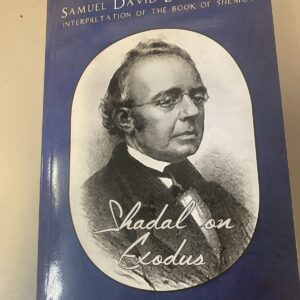 Shadal on Exodus: Samuel David Luzzatto's Interpretation of the Book of Shemot,