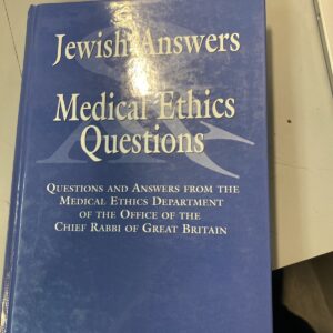 Jewish Answers to Medical Questions: from the Chief Rabbi Of Great Britain